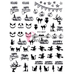 Stickere 3D deosebite pentru unghii Cod STZ-G037 model de Halloween